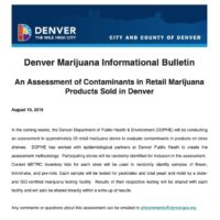 Denver Plans Crackdown on Contaminants
